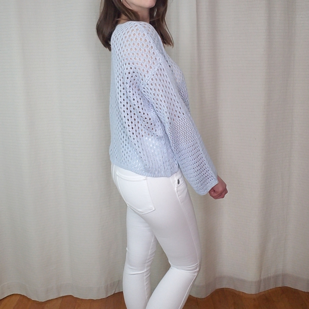 Lighten up- Blue sweater - Picture 9 of 12